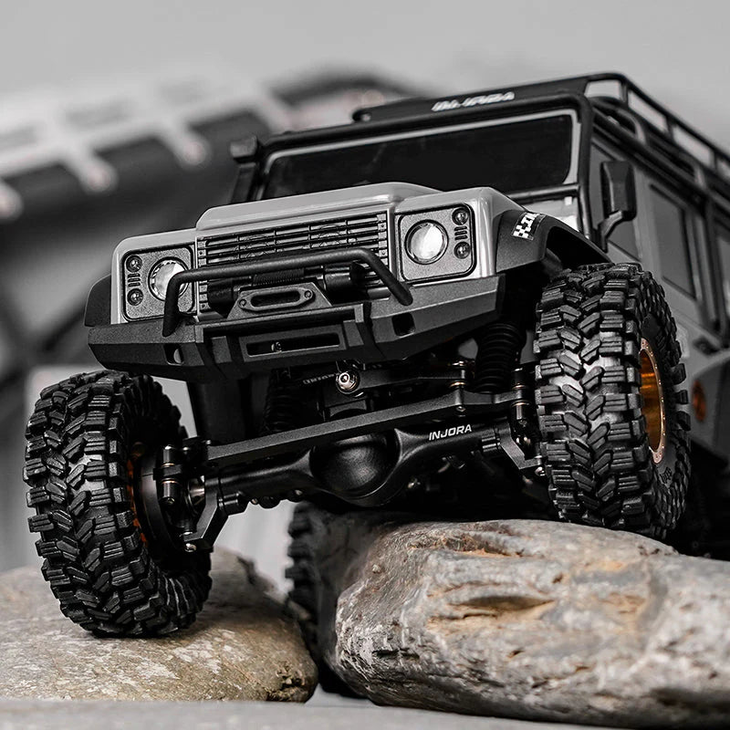Axes planétaires INJORA +4 mm avec fusées de direction en laiton pour TRX4M 1/18