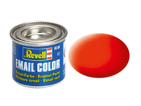 Peinture Orange fluo mat - Revell 32125 - RAL 2005 (N°25)