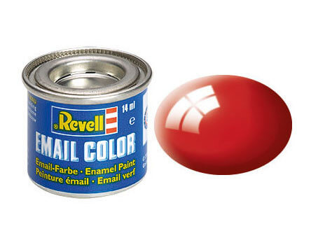 Peinture Rouge Feu brillant - Revell 32131 - RAL 3000 (N°31)