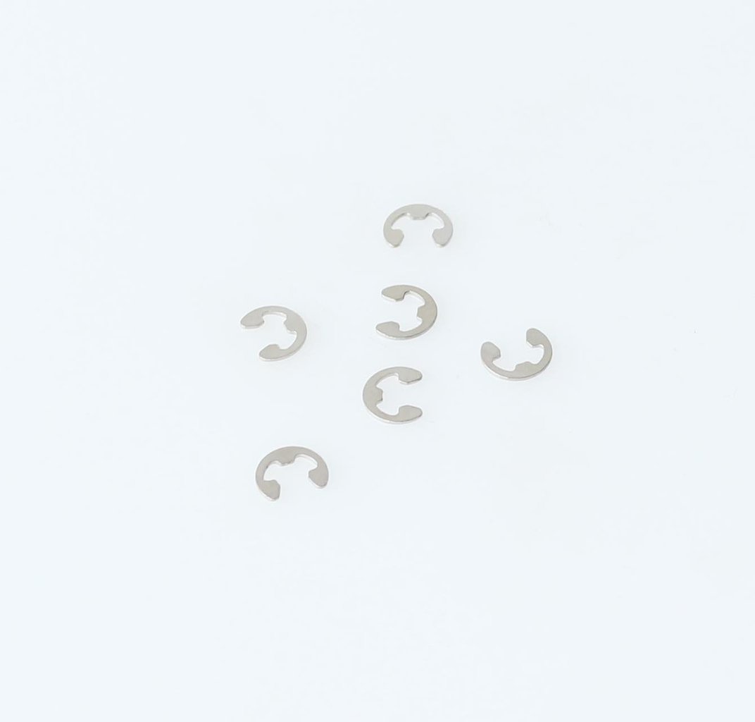 E-Clips 3mm (x6) - DF Models 7126 - Breizh Modélisme.