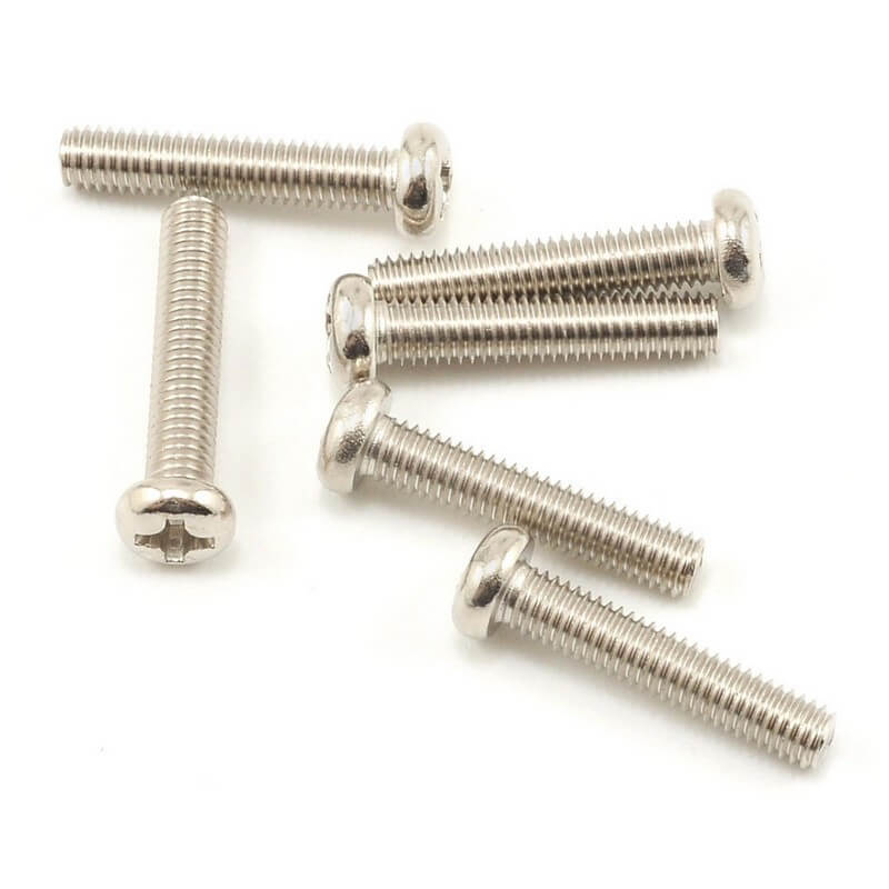 6 Vis BTR tête bombée 3x15mm Traxxas 2563