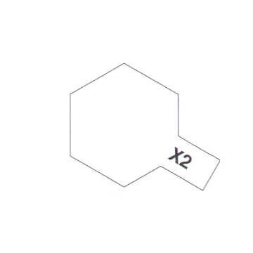 Peinture Acrylique Maquette X2 Blanc brillant - Tamiya 81502 -