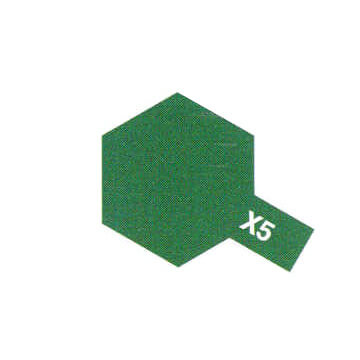 Peinture Acrylique Maquette X5 Vert brillant - Tamiya 81505 -