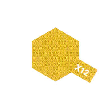 Peinture Acrylique Maquette X12 Or Metallise brillant - Tamiya 81512 -