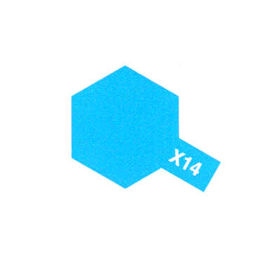 Peinture Acrylique Maquette X14 Bleu Ciel brillant - Tamiya 81514 -