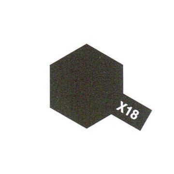 Peinture Acrylique Maquette X18 Noir satine - Tamiya 81518 -