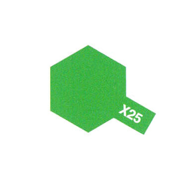 Peinture Acrylique Maquette X25 Vert translucide - Tamiya 81525 -