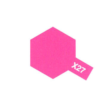 Peinture Acrylique Maquette X27 Rouge translucide - Tamiya 81527 -