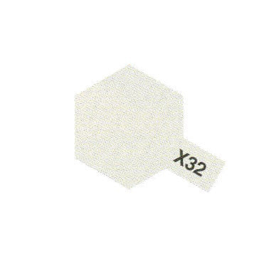 Peinture Acrylique Maquette X32 Titane Argente brillant - Tamiya 81532 -