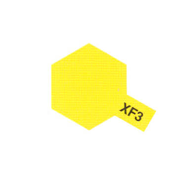 Peinture Acrylique Maquette XF3 Jaune mat - Tamiya 81703 -