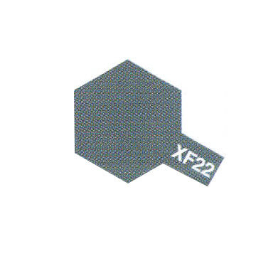 Peinture Acrylique Maquette XF22 Gris RLM mat - Tamiya 81722 -