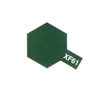 Peinture Acrylique Maquette XF61 Vert Foncé mat - Tamiya 81761 -