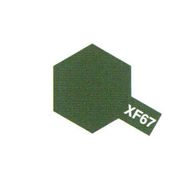 Peinture Acrylique Maquette XF67 Vert OTAN mat - Tamiya 81767 -