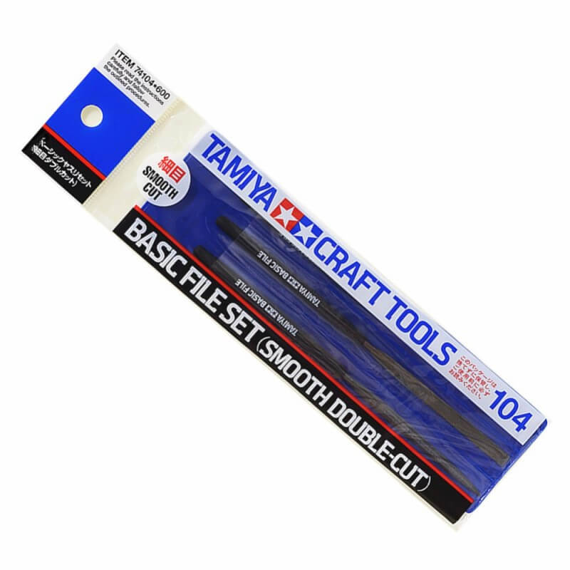 Outillage Maquette Jeu de Limes Fines - Tamiya 74104 -