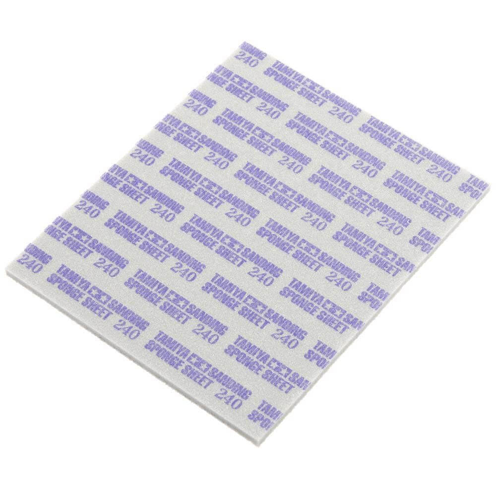 Maquette finition Eponge Abrasive 240 - Tamiya 87162 -