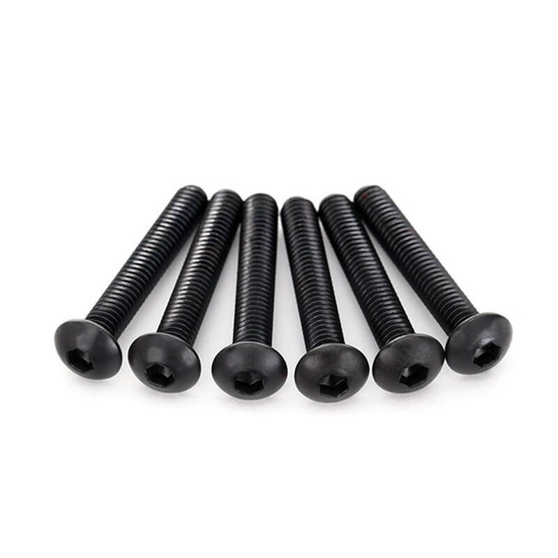 6 Vis BTR Tête bombée M4x25 Traxxas 2596