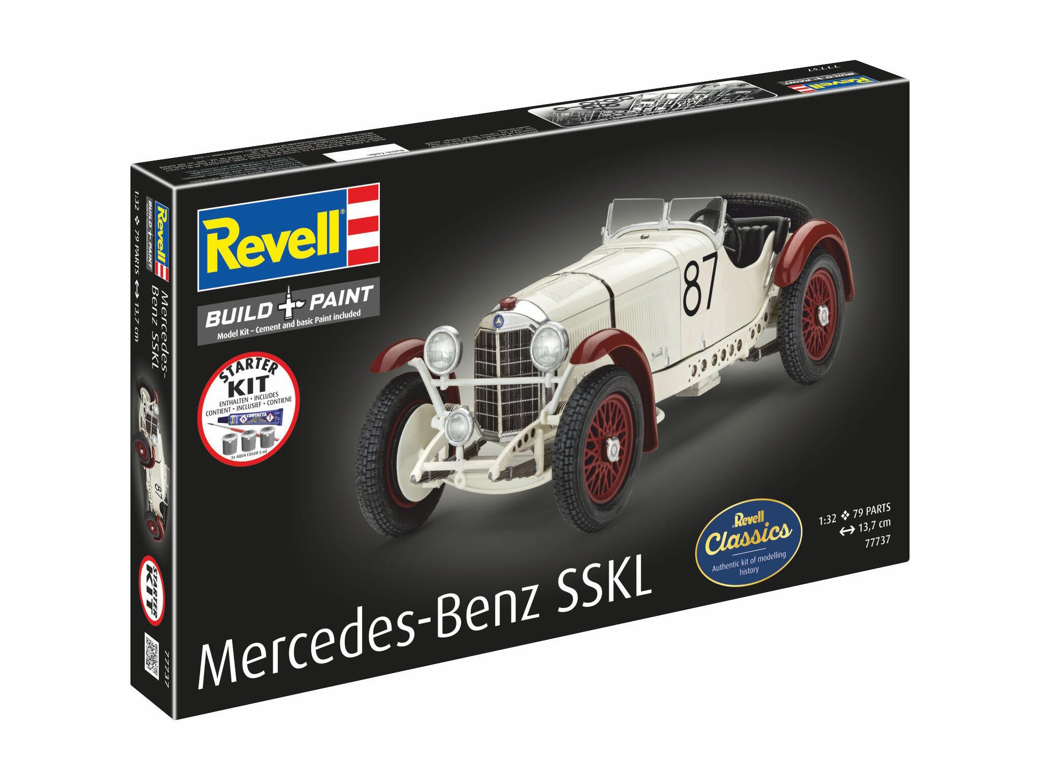 Maquette Revell Starter kit 77737 Mercedes-Benz SSKL avec accessoires de base
