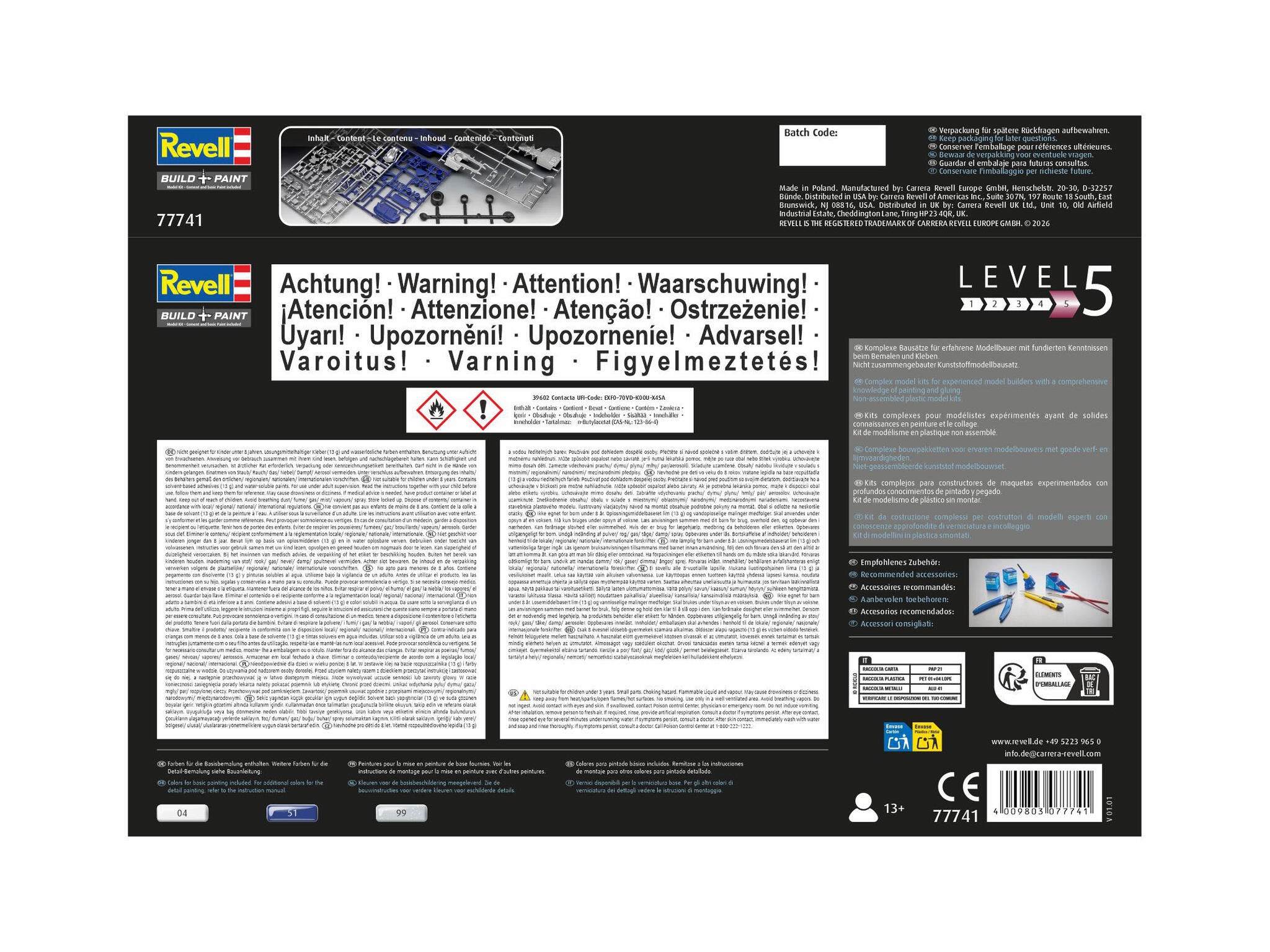 Maquette Revell Starter kit 77741 Tyrrell P34/2 6-Wheeler avec accessoires de base