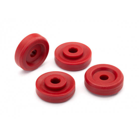 Rondelles de roues rouge (x4) - Traxxas TRX8957R