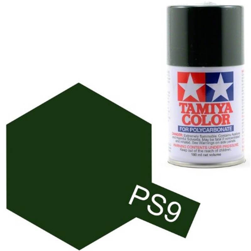 Peinture Lexan PS09 Vert - Tamiya 86009