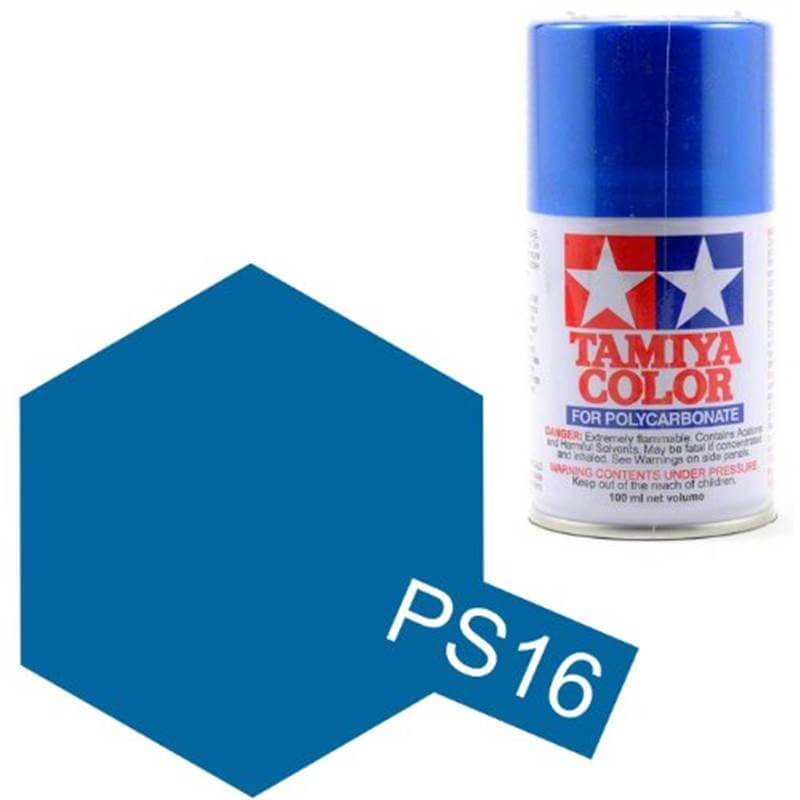 Peinture Lexan PS16 Bleu Metallisé - Tamiya 86016