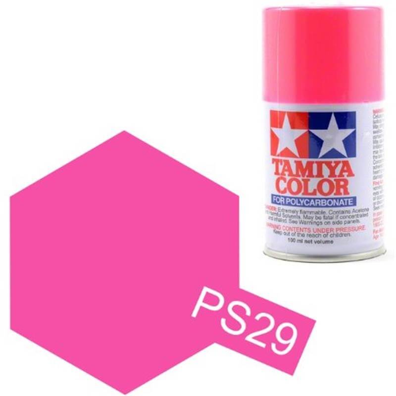 Peinture Lexan PS29 Rose Fluo - Tamiya 86029