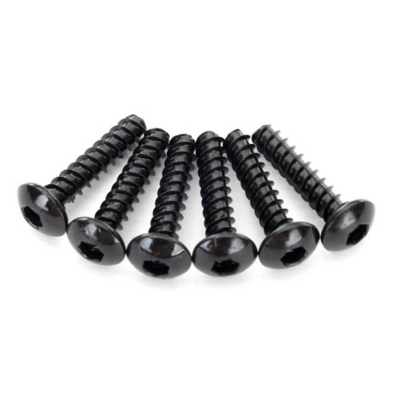 6 Vis BTR tête bombée 2.6x12mm Traxxas 8299