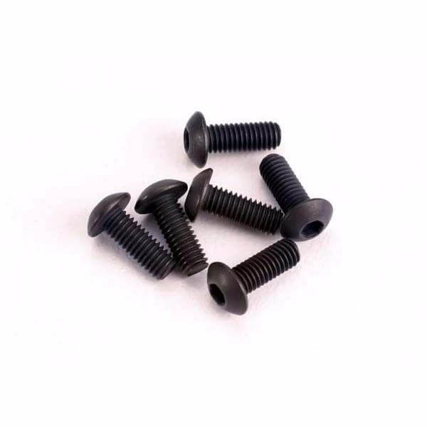 6 Vis BHC tête bombée M3x8 Traxxas 2576