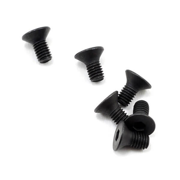 6 Vis BTR Tête fraisée 3x6mm Traxxas 2534