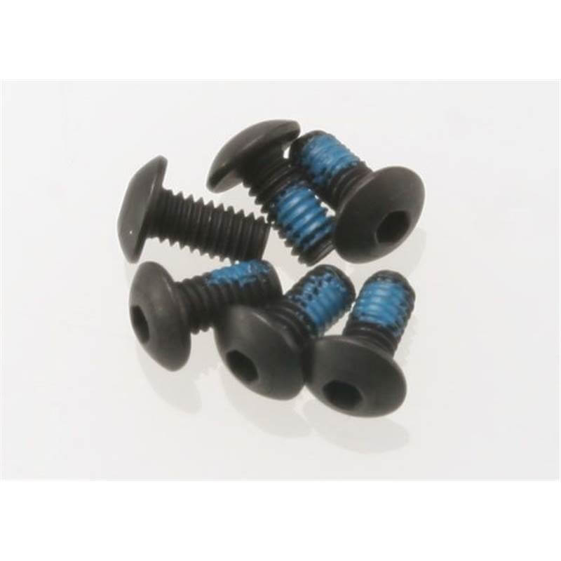 6 Vis BTR Tete Bombée 2,5x5mm Traxxas 3347