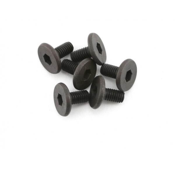 6 Vis BTR Tête plate large 3x6mm Traxxas 3932