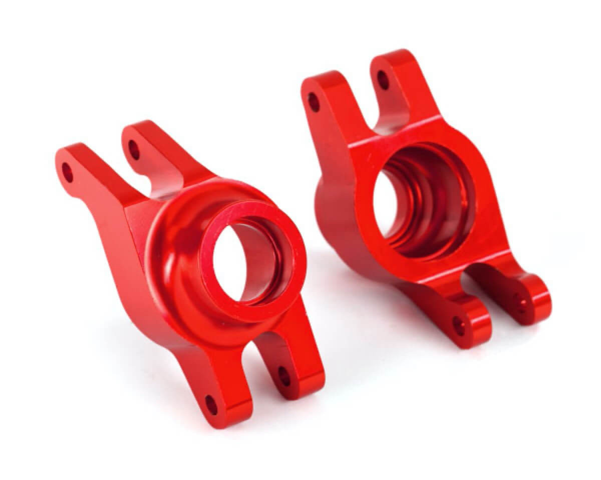 2 Fusées arrières Gauche / Droite Alu anodisés Rouge pour MAXX - Traxxas 8952R
