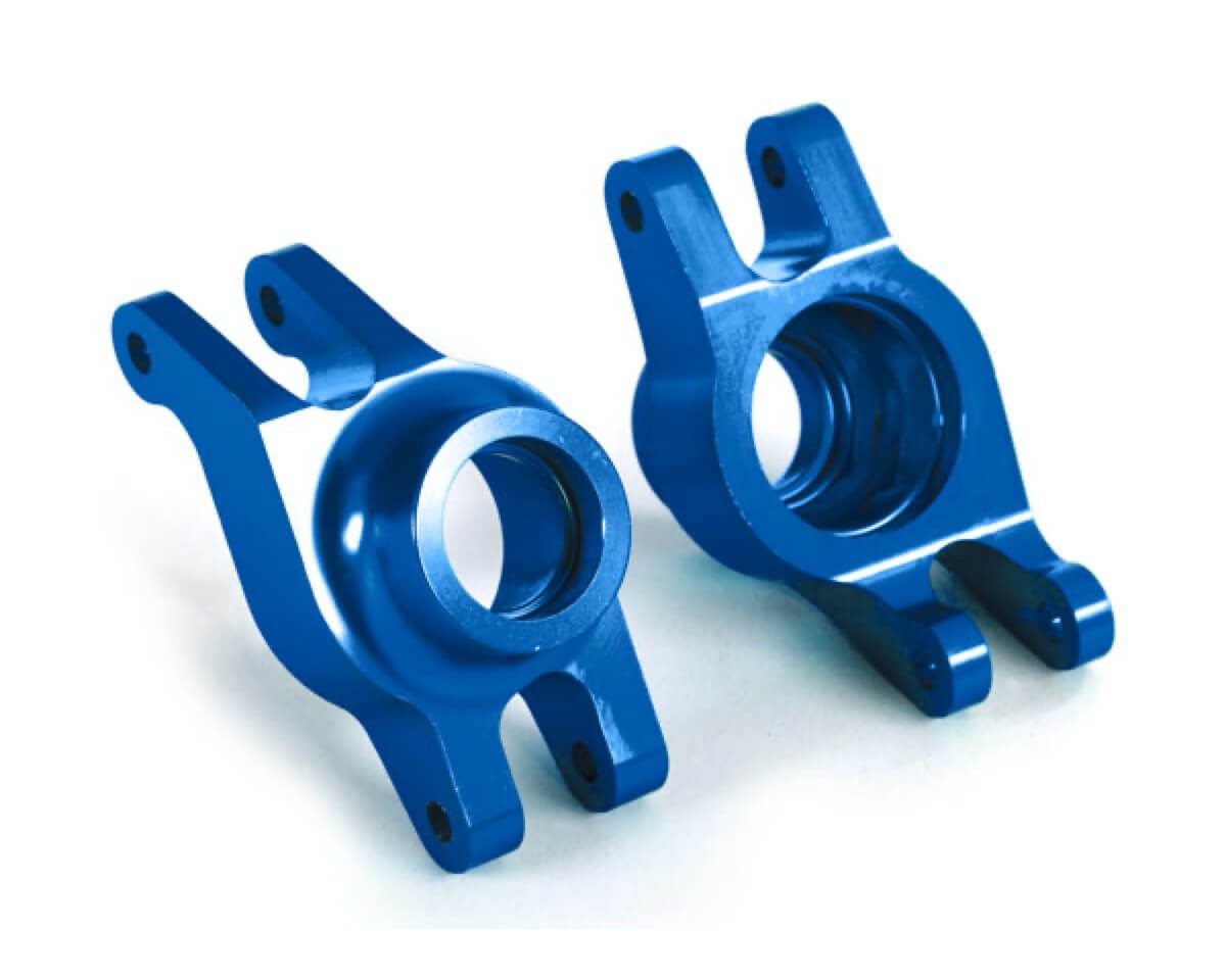 2 Fusées arrières Gauche / Droite Alu anodisés Bleue pour MAXX - Traxxas 8952X