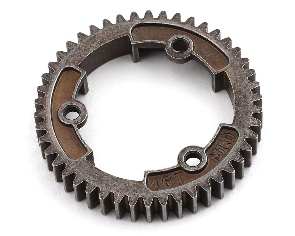 Traxxas 6447R Couronne de transmission acier large 46 dents