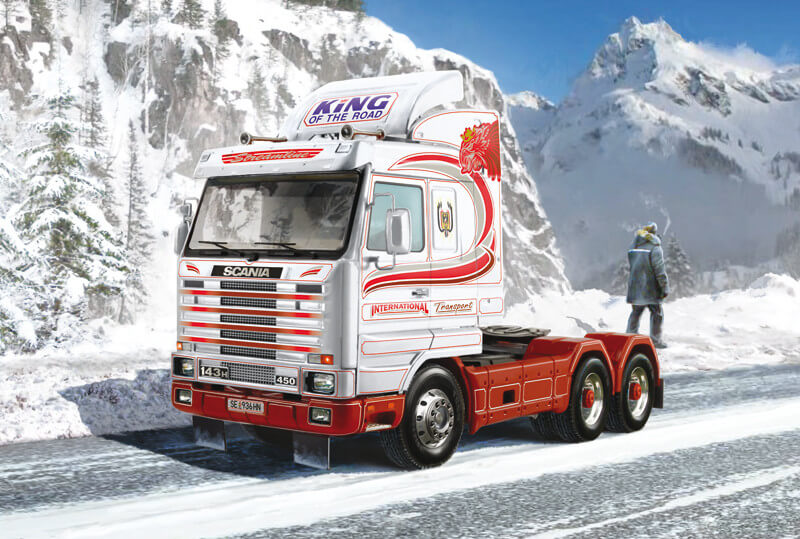 Maquette camion Scania Streamline" 143H 6x2 - Italeri 3944 - 1/24"