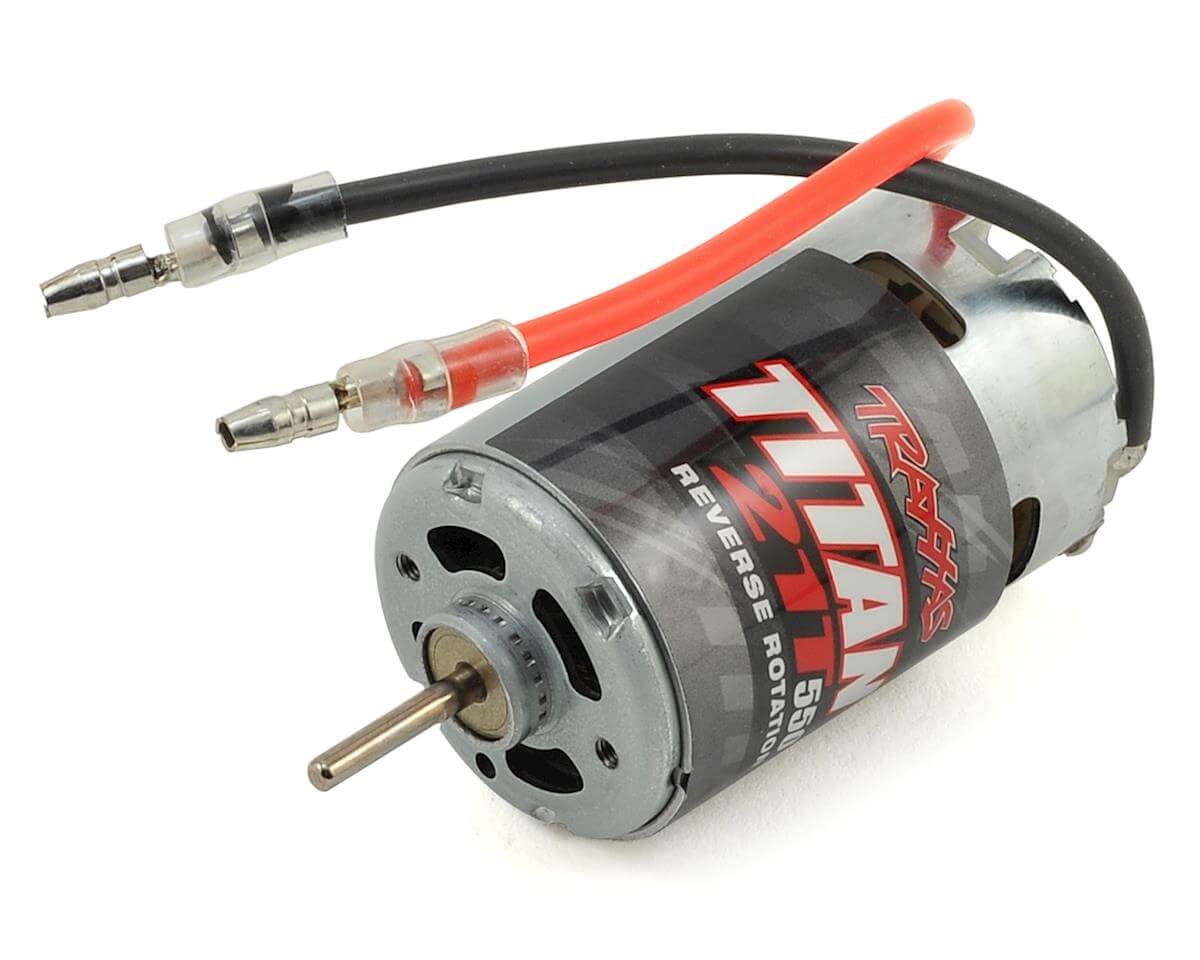 Moteur Traxxas 3975R Titan 550 Reverse 14.4v 21T Axe 3,175mm