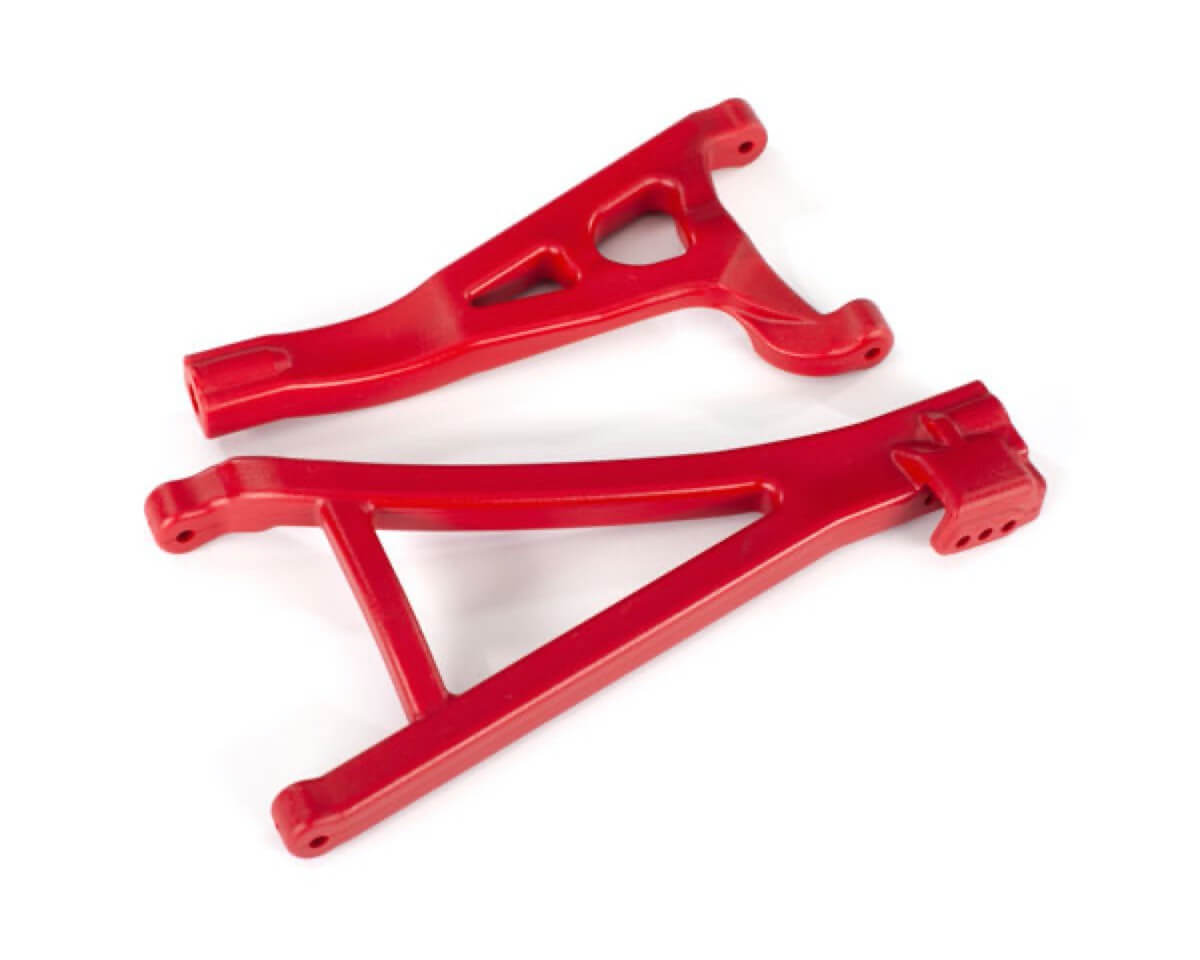 2 Triangles de suspension avant droit renforcés - Traxxas TRX8631R - Rouge