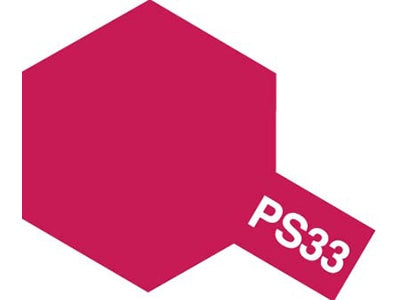 Peinture Lexan PS33 rouge cerise - Tamiya 86033