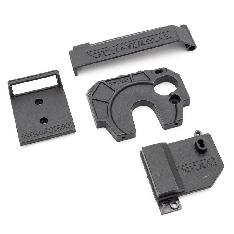 Support moteur + capot battery + capot recepteur Funtek STX - FTK-21026