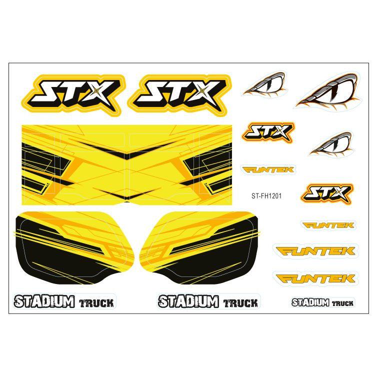 Planche stickers Funtek STX - FTK-21045