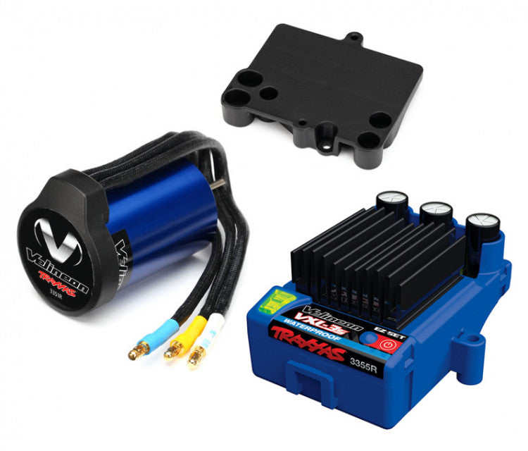 Traxxas 3350R Combo moteur 1/10 Brushless Velineon VXL-3S étanche ID