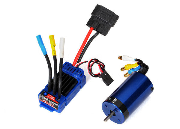 Traxxas 3370 Combo Velineon VXL-3M + moteur 380 Version ID