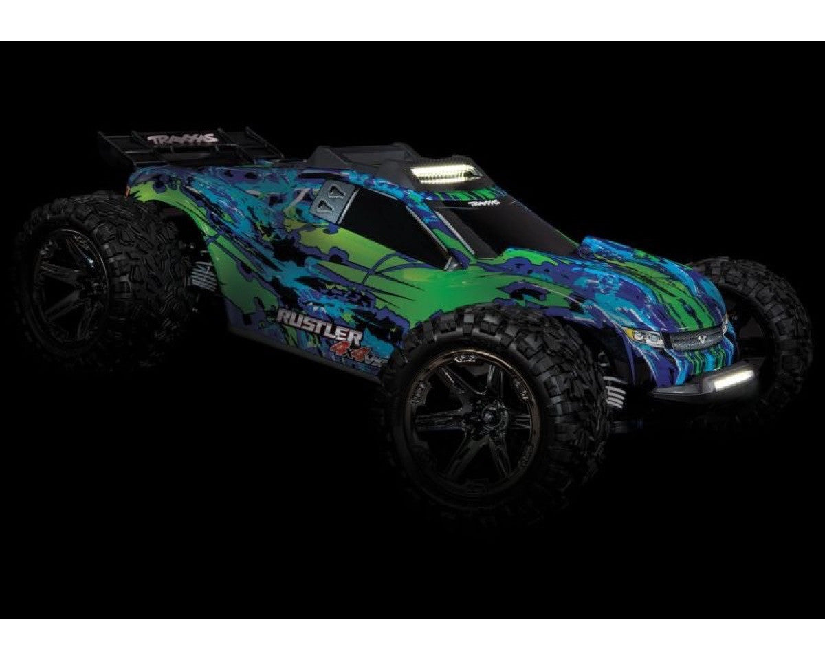 Plaque de protection de toit avec éclairage LED Rustler 4x4 - Traxxas 6796