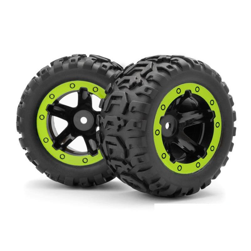 2 Roues complète Avant / Arrière Blackzon Slayer 1/16 - 540038
