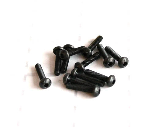 Lot de 12 vis M3x12 - DF Model 7567 / Pour Voiture DF Model Destructor 1/8