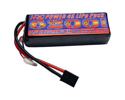 Batterie LiPo 4S 14.8V 6200mAh 60C Traxxas WideMaxx / XMaxx / XRT