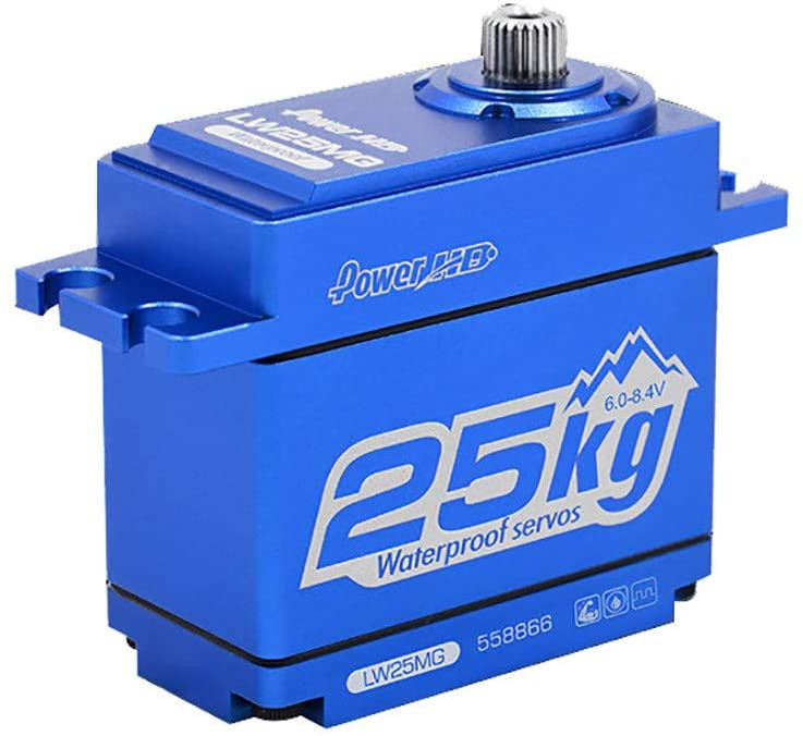 Servo Power HD-LW-25MG Waterproof 25Kg numérique HV pour Crawlers