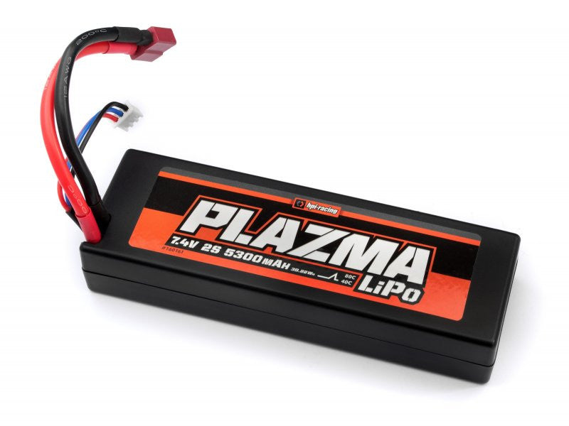 Batterie LiPo 2S 7,4V 5300mAh 40C Hard case HPI 160161