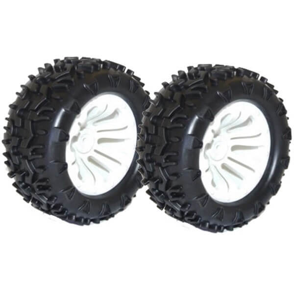 2 Roues Av et arrière pour Truggy 1/10 FTX Carnage - FTX6310W