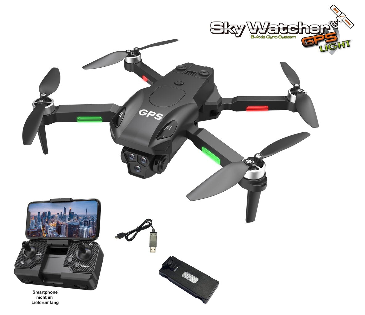 Drone DF Models SkyWatcher GPS Light RTF - 9430 - Breizh Modélisme.